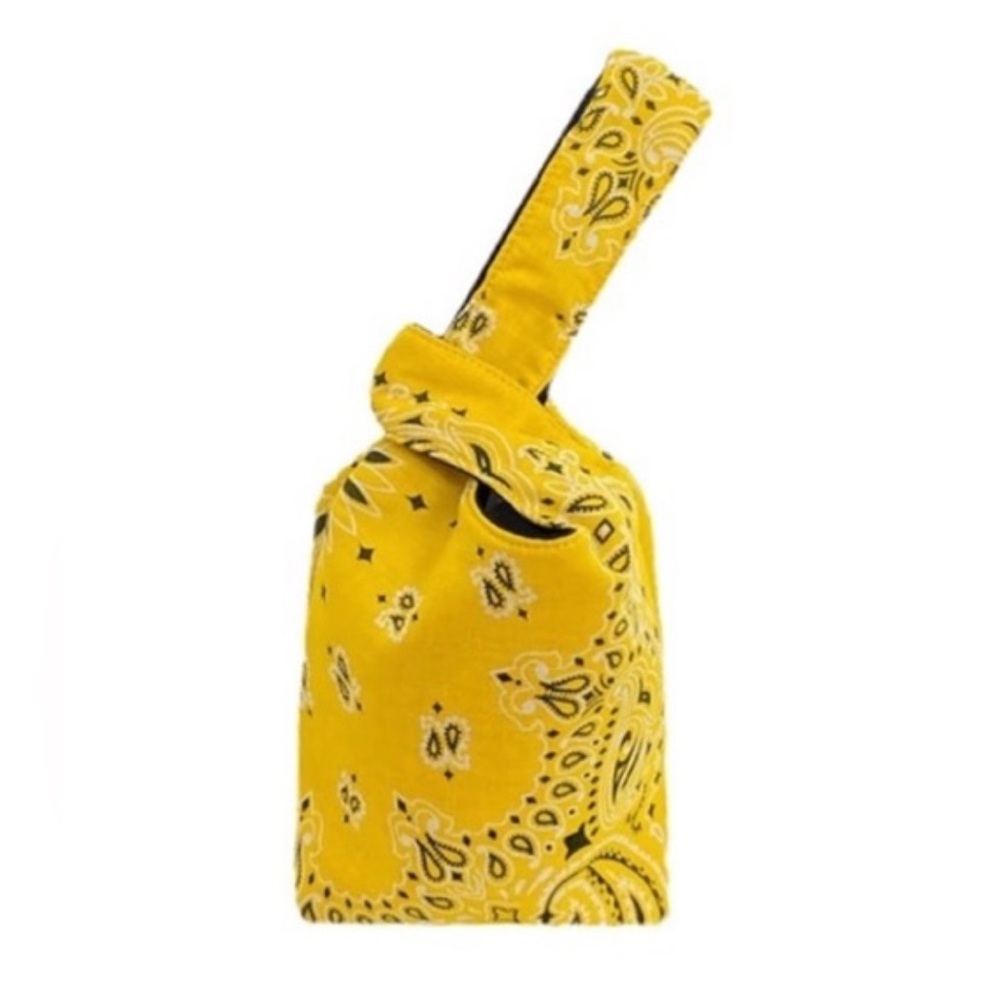 Yaito Lemon Paisley One Handle Knot Bag